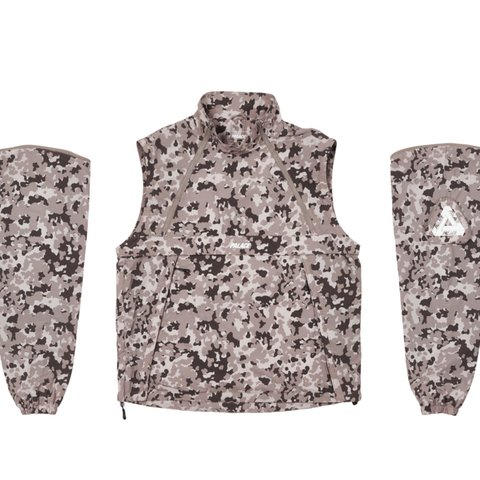 Palace ZIP OFF GILET JACKET URBAN CAMO - Colorway
