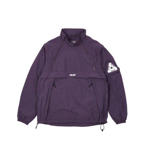 ZIP OFF GILET JACKET PURPLE