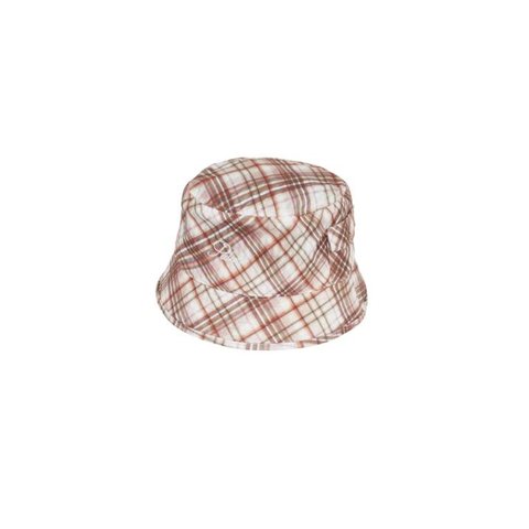 Palace WARP CHECK BUCKET HAT RED