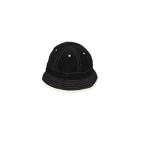 Palace CHAIN STITCH BELL BUCKET HAT BLACK - Colorway
