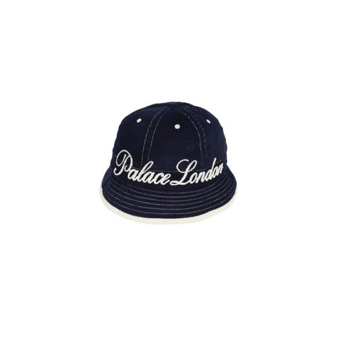 Palace CHAIN STITCH BELL BUCKET HAT NAVY