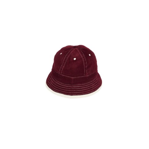 Palace CHAIN STITCH BELL BUCKET HAT BURGUNDY - Colorway