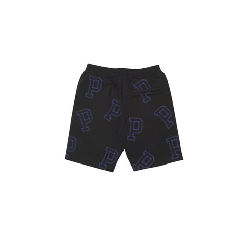 Palace MULTI P SWEAT SHORTS BLACK - Colorway