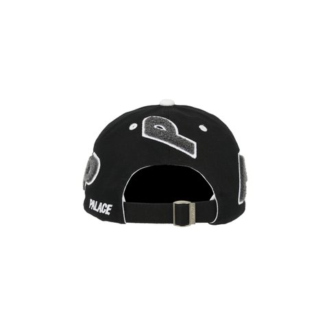 Palace CHENILLE MULTI P 6-PANEL BLACK - Colorway