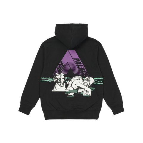 Palace FALLEN CITY HOOD BLACK - Colorway