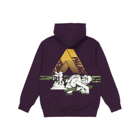 Palace FALLEN CITY HOOD PURPLE - Colorway