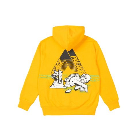 Palace FALLEN CITY HOOD YELLOW - Colorway