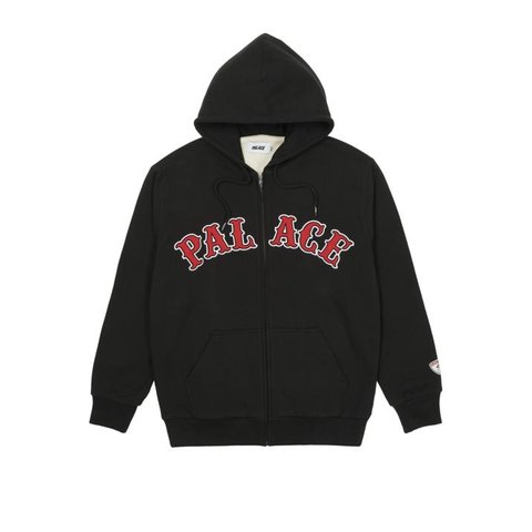 Palace ARCH ZIP HOOD BLACK