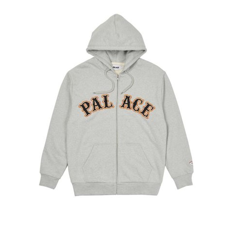 Palace ARCH ZIP HOOD GREY MARL