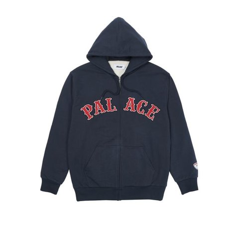 Palace ARCH ZIP HOOD NAVY