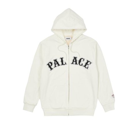 Palace ARCH ZIP HOOD WHITE