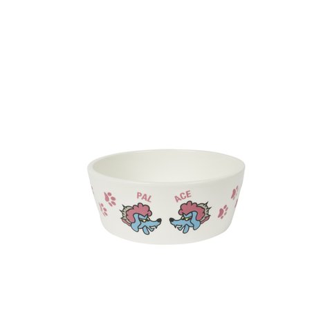 Palace POODLE DOG BOWL WHITE - Colorway