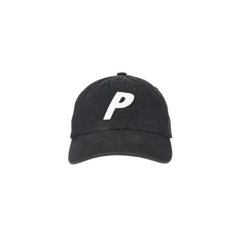 Palace WASHED TWILL P 6-PANEL BLACK - Colorway