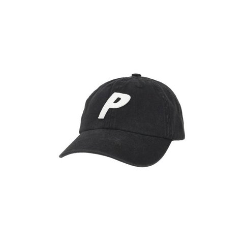 Palace WASHED TWILL P 6-PANEL BLACK