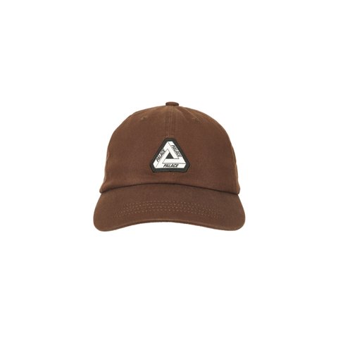 Palace WASHED TWILL TRI-FERG 6-PANEL BROWN - Colorway