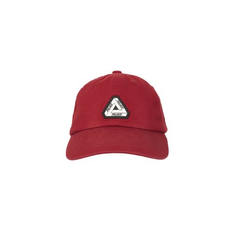 Palace WASHED TWILL TRI-FERG 6-PANEL BURGUNDY - Colorway