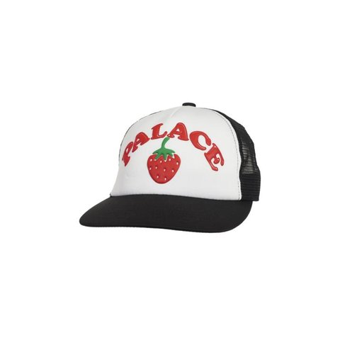 Palace STRAWBERRY TRUCKER HAT BLACK