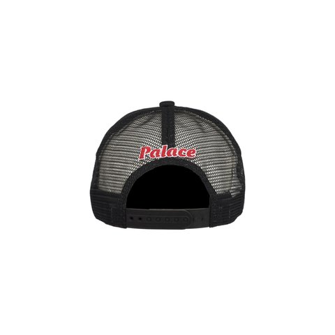 Palace STRAWBERRY TRUCKER HAT BLACK - Colorway