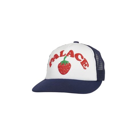 Palace STRAWBERRY TRUCKER HAT NAVY