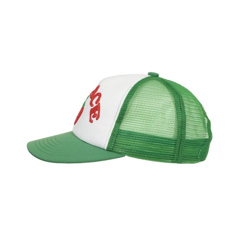 Palace STRAWBERRY TRUCKER HAT GREEN - Colorway