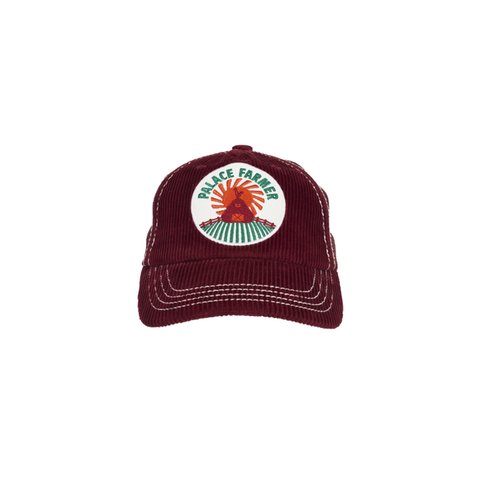 Palace FARMER TRUCKER HAT BURGUNDY - Colorway