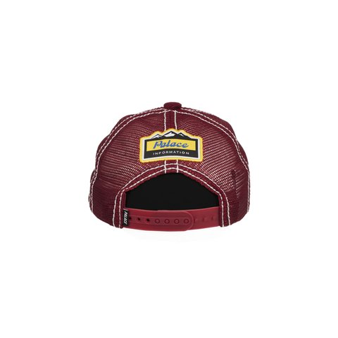 Palace FARMER TRUCKER HAT BURGUNDY - Colorway