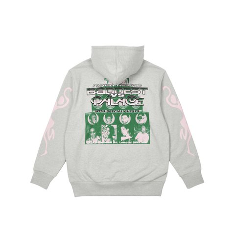 Palace PALACE BADDEST HOOD GREY MARL - Colorway