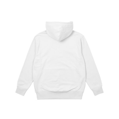 Palace LOWERCASE FONT HOOD WHITE - Colorway