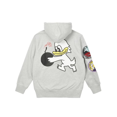 Palace DUCK BOMB HOOD GREY MARL - Colorway