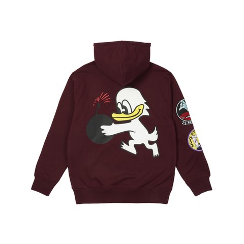 Palace DUCK BOMB HOOD BURGUNDY - Colorway