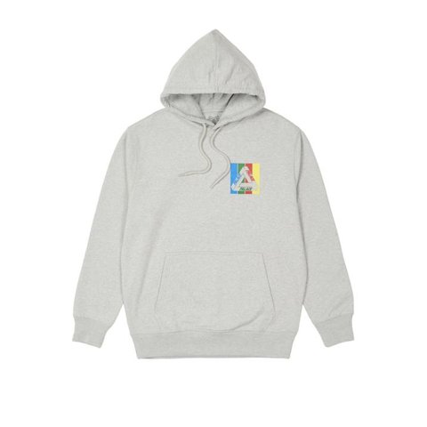 Palace TRI-EMB HOOD GREY MARL