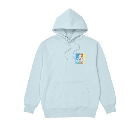 Palace TRI-EMB HOOD BLUE