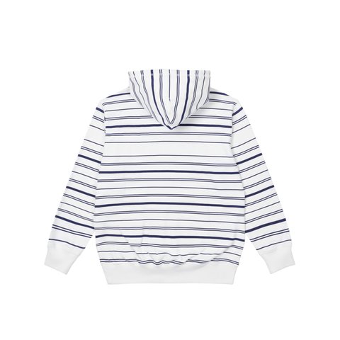 Palace PRINTED STRIPE HOOD WHITE - Colorway
