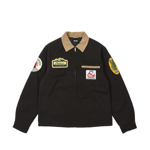 Palace BADGE WORK JACKET BLACK