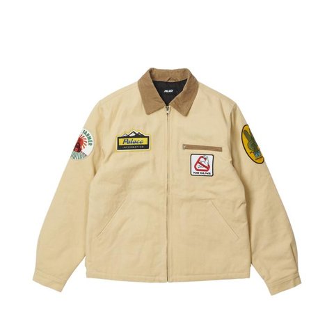Palace BADGE WORK JACKET SAND
