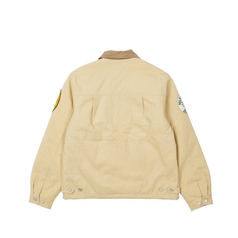 Palace BADGE WORK JACKET SAND - Colorway