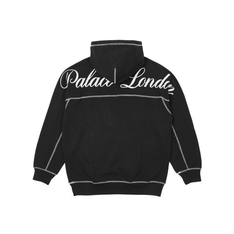 Palace CHAIN STITCH HOOD BLACK - Colorway