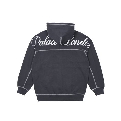 Palace CHAIN STITCH HOOD SLATE BLUE - Colorway