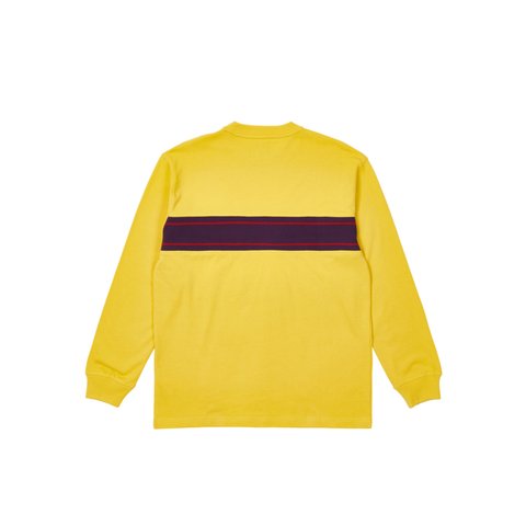 Palace KNIT BLOCK LONGSLEEVE YELLOW - Colorway