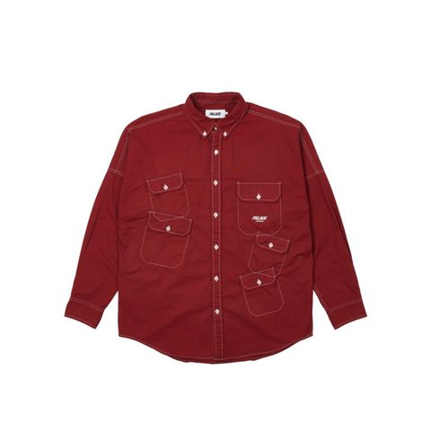Palace MULTI POCKET SHIRT RED