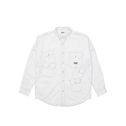 Palace MULTI POCKET SHIRT WHITE