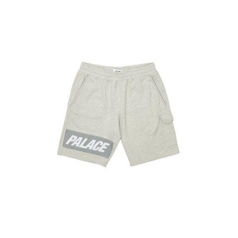 GIANT WOVEN LABEL SHORTS GREY MARL
