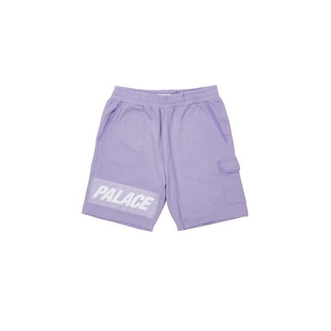 Palace GIANT WOVEN LABEL SHORTS LILAC