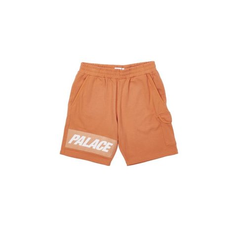 Palace GIANT WOVEN LABEL SHORTS ORANGE