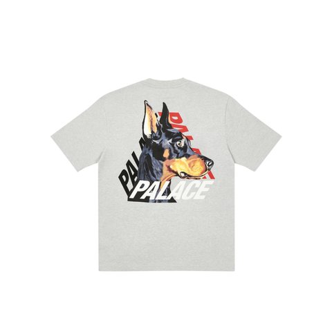 Palace P-3-K-9 T-SHIRT GREY MARL - Colorway