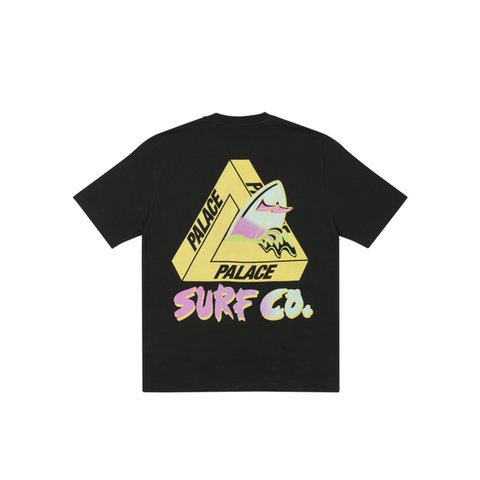 Palace TRI-SURF CO T-SHIRT BLACK - Colorway