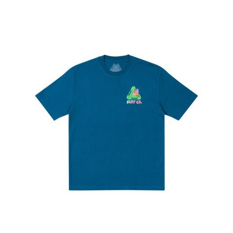 Palace TRI-SURF CO T-SHIRT BLUE