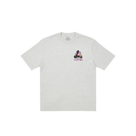 Palace TRI-SURF CO T-SHIRT GREY MARL