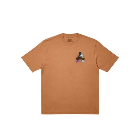 Palace TRI-SURF CO T-SHIRT CARAMEL
