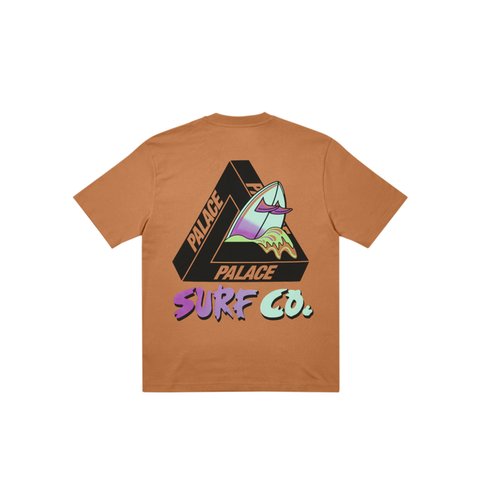 Palace TRI-SURF CO T-SHIRT CARAMEL - Colorway